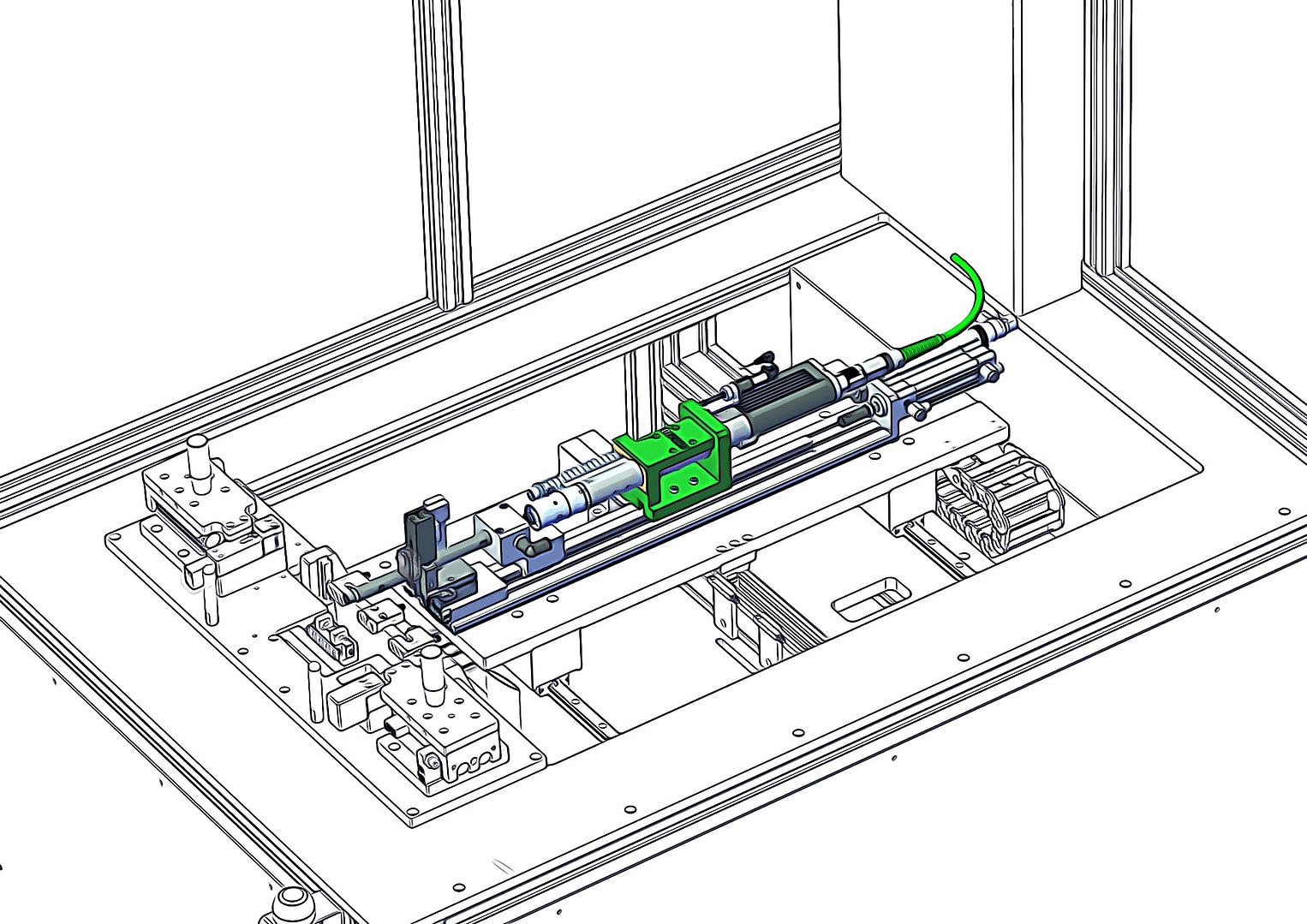 Plastic Components-Screw Driver Machine